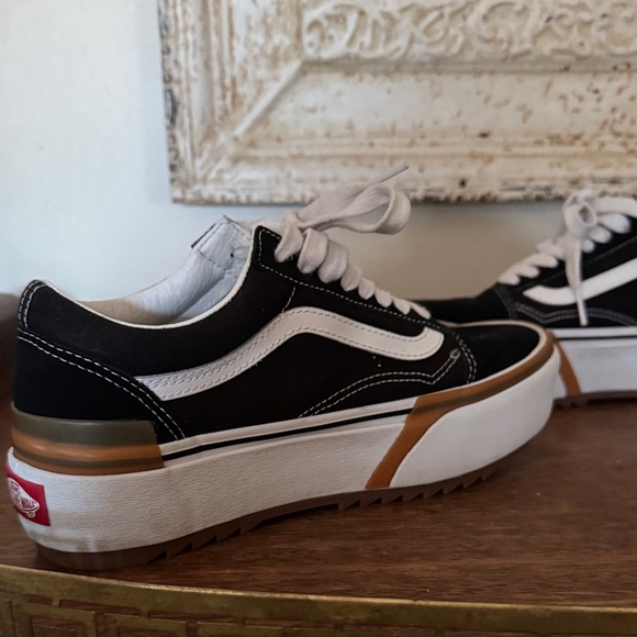 Vans Old Skool Stacked Platform Sneakers - Picture 6 of 8